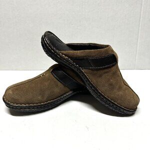 Born brown suede mules size 9